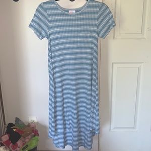 Lularoe XXS Blue Striped Dress